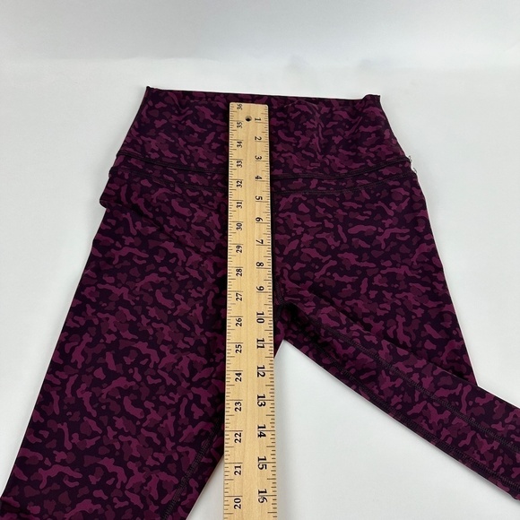 Crazy Yoga Leggings Womens Small 4/6 Purple - Picture 6 of 10
